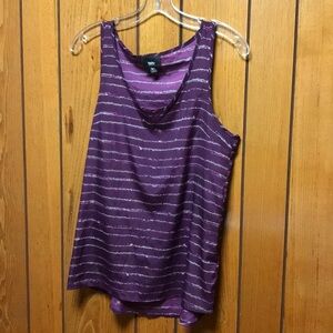 Mossimo polyester striped tank